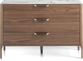 Comoda cu trei sertare, design elegant Glayds AC-CP1806-C