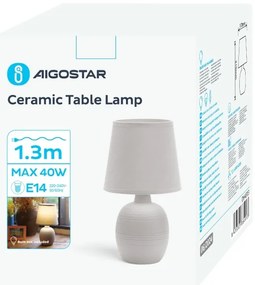 Lampă de masă Aigostar 1xE14/40W/230V