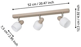 Spot Eglo 900716 CORATO 3xE14/18W/230V