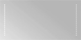 vidaXL Oglindă cu LED de baie, 60x30 cm