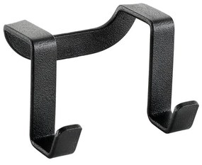 Cârlig dublu suspendat Metaltex Galileo Lava, negru