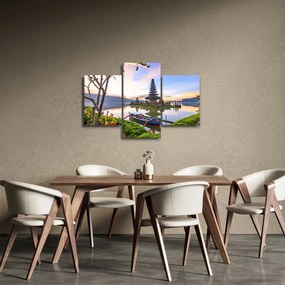 Tablou - Templul Pura Bratan (90x60 cm)