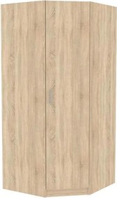Dulap INVITA TIP 3, stejar sonoma, DTD laminat, cu o usa, 91x91x200 cm