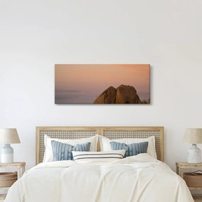 Tablou cuu apus de soare în stânci (120x50 cm)