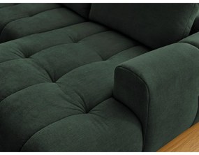 Colțar verde extensibil/cu spațiu de depozitare (cu colț pe partea stângă/în formă de "U") Fuji – Bobochic Paris