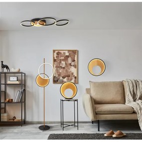 Plafonieră LED dimabilă Searchlight 36305-1BK CROSBY LED/40W/230V maro