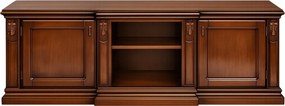 Comodă TV lemn masiv Bernhard, 172 × 57 × 64 cm