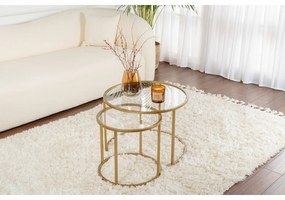 Set de măsuțe de cafea Aurum Gold 60 cm, 2buc.