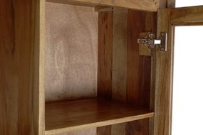 Vitrina maro, din lemn de acacia, Sienna