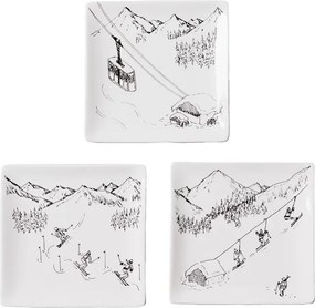 Set 3 farfurii din ceramica, Trip