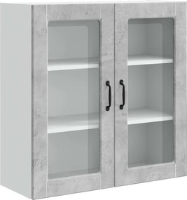 vidaXL Dulap de bucătărie Gri din beton 80 x 31 x 80 cm Lemn compozit