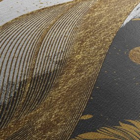 Tablou - Pene aurii (120x50 cm)