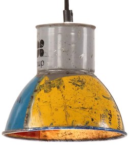 Lustra suspendata industriala 25 W multicolor 17 cm E27 rotund 1, Multicolour, O 17 cm