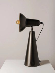 Lampa de masa, maro, din metal, Curious
