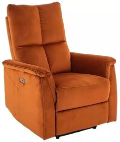 Fotoliu recliner Neptun velvet cinnamon Blu4215