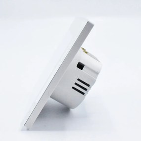 Intrerupator Touch Dublu, sticla securizata, IP45, alb, Smart House, Masterled