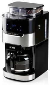 Cafetiera cu rasnita incorporata Domo DO721K, 900W, 1.5L, LCD