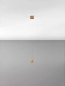 Pendul LED design minimalist IRMOS auriu