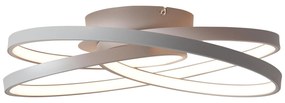 BRILLIANT LED Plafoniera LABYRINTH gri 39,5/39,5/11,5 cm