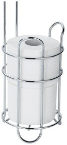 Suport pentru hârtie igienică argintiu din oțel cromat – Wenko