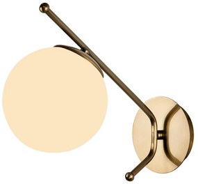 Aplică de perete Squid Lighting Star, înălțime 31 cm, auriu