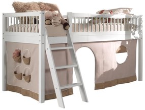 Set FORREST BEECH format dintr-un Pat copii de dormit (90 x 200 cm) și un set textil asortat.