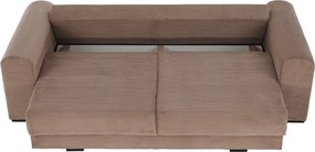Canapea foarte spaţioasă, maro deschis, bej, crem, GILEN BIG SOFA