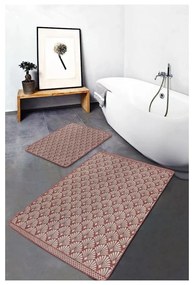 Covorașe de baie maro 2 buc. din catifea 60x100 cm – Mila Home