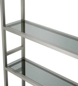 Raft design LUX, Otel Periat, Sticla Fumurie, Corrado I