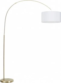 Lampadar arcuit Niels alb / auriu, 157x218x50cm