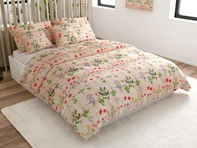 Lenjerie de pat din bumbac HERBAR BLEND bej Dimensiune lenjerie de pat: 70 x 90 cm | 140 x 200 cm