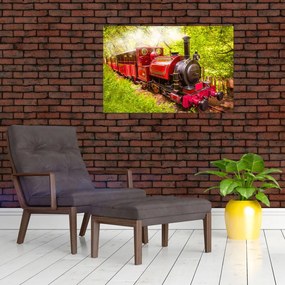 Tablou - Tren cu aburi (90x60 cm)