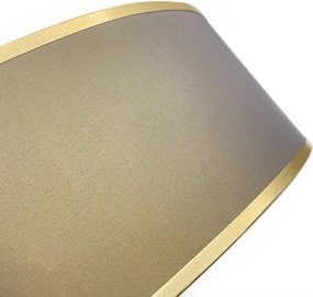 Plafonieră LED SIRJA, 36W/230V, Ø 45 cm, maro/auriu