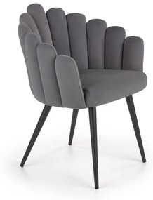 Scaun K410 velvet gri