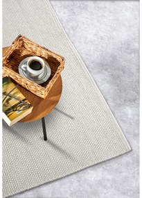 Covor tip traversă crem țesut manual din amestesc de lână 80x200 cm Pradesh Natural White – Elle Decoration
