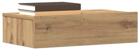 vidaXL Noptiera Stejar artizanal 60x35 cm Lemn prelucrat