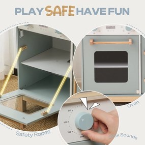 Bucatarie copii din lemn Montessori