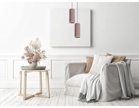 Lustr AVALO 2xE27/60W/230V pr. 20 cm roz/cupru