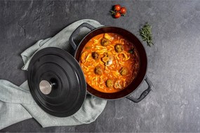 Oală fontă emailată 26 cm 4,5 L Negru mat Castard Cosy &amp; Trendy 2601655