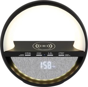 Globo 39907S - Lampă de birou reîncărcabilă LED RGBW Dot cu difuzor SOUNDRA LED/3,5W/5V 1800 mAh
