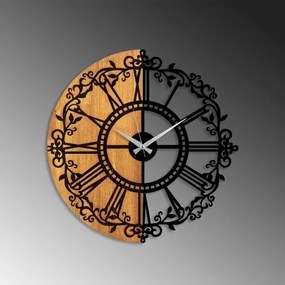 Ceas de perete d. 56 cm 1xAA lemn/metal