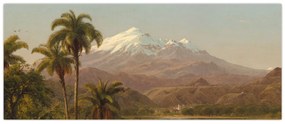 Tablou - Frederic Edwin Church, Tamaca Palms, reproducere (120x50 cm)