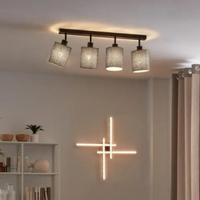 Spot Briloner 2078-044 SPOTLIGHT 4xE27/25W/230V gri