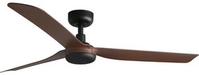 Ventilator de tavan FARO 33817WT PUNT M maro/negru d. 132 cm WT + telecomandă