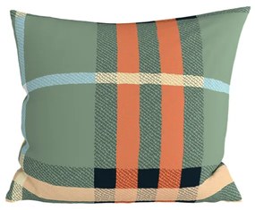 Set 2 bucati fete de perna decorative din microfibra PLAIDORY 45x45 cm, verde