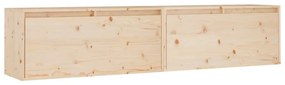 813456 vidaXL Dulapuri de perete 2 buc. 80x30x35 cm, lemn masiv de pin