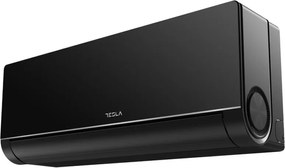 Aparat de aer conditionat cu invertor si difuzor de aroma Tesla TT35TPPB-1232IHWAM, 12000 BTU, 35 m², A+++, 8 viteze, Wi-Fi, Algoritm AI, sterilizare UVC, flux 3D, Negru