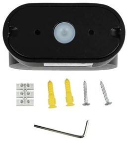 Aplică LED flexibilă de exterior LED/5W/230V 3000K IP65 negru