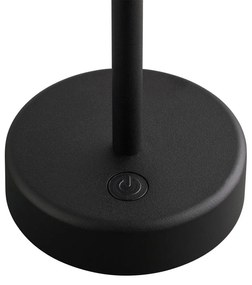 Veioza LED portabila de exterior design nordic IP44 Ellen To-Go Battery negru