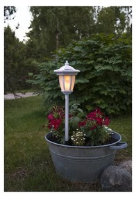 Corp de iluminat solar de exterior cu LED Star Trading Flame, alb